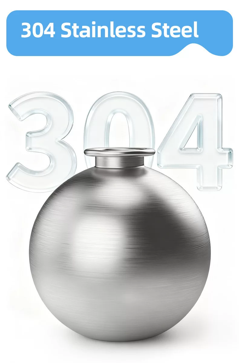 Stainless Steel Round Pet Water Bottle w/ Strap, Foldable Outdoor Cup for Dogs & Cats - Image 6
