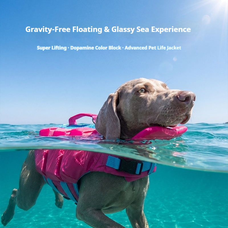 Dog Life Jacket - Buoyancy Swim Vest - Image 2