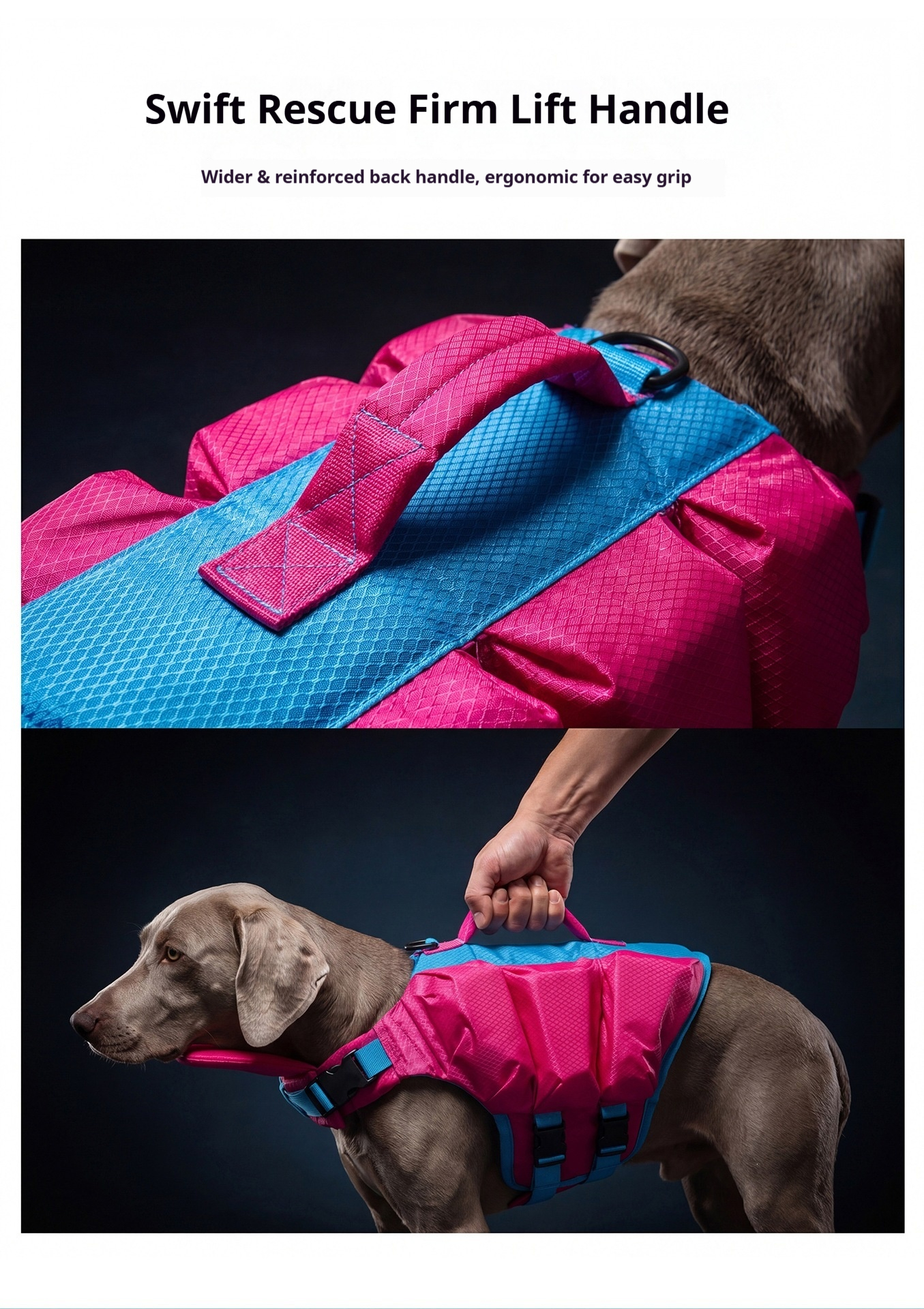 Dog Life Jacket - Buoyancy Swim Vest - Image 5