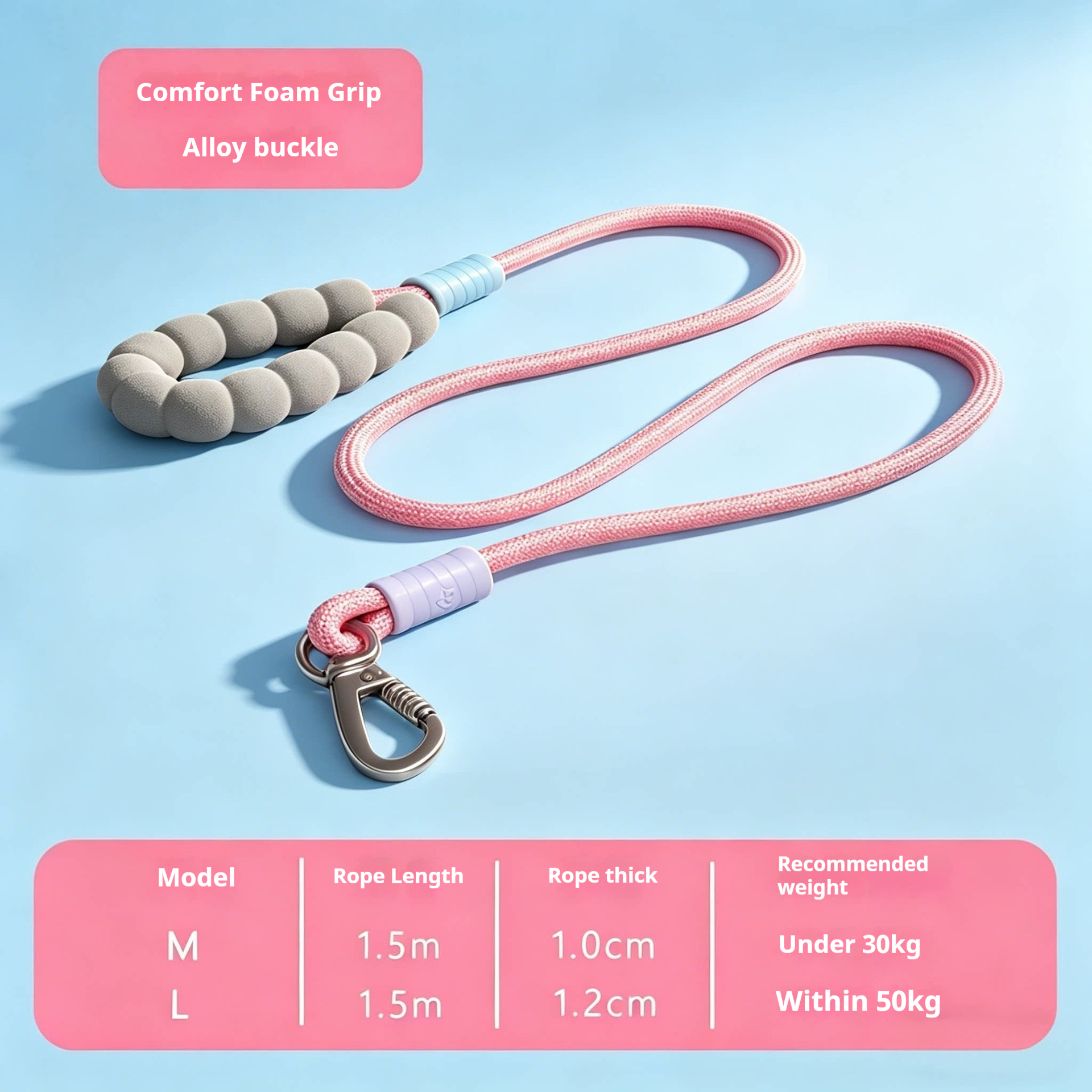 Anti-Pull Dog Leash with Foam Grip - Image 7