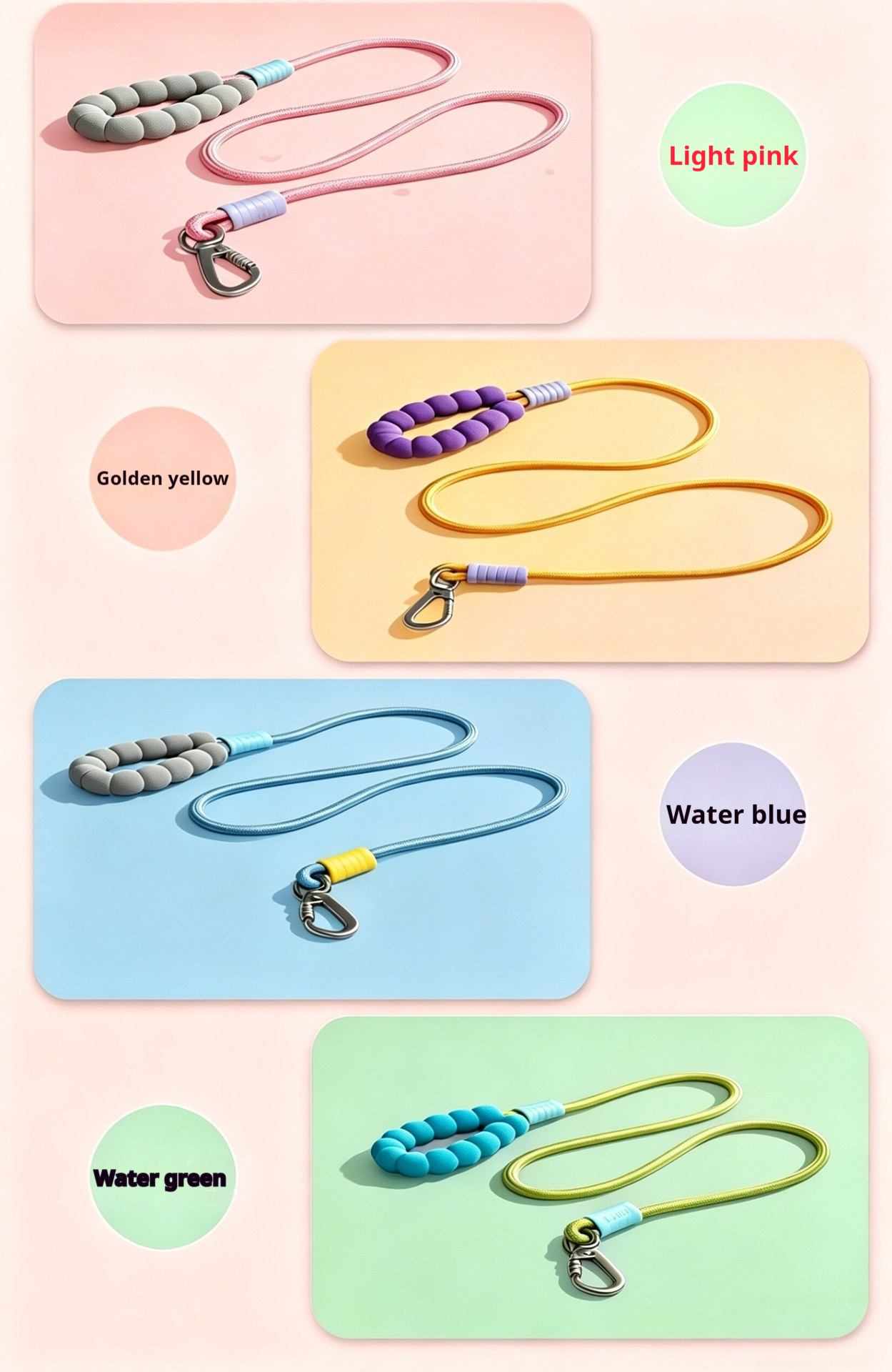 Anti-Pull Dog Leash with Foam Grip