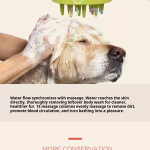 Pet Shower Sprayer Bath Brush for Dogs & Cats