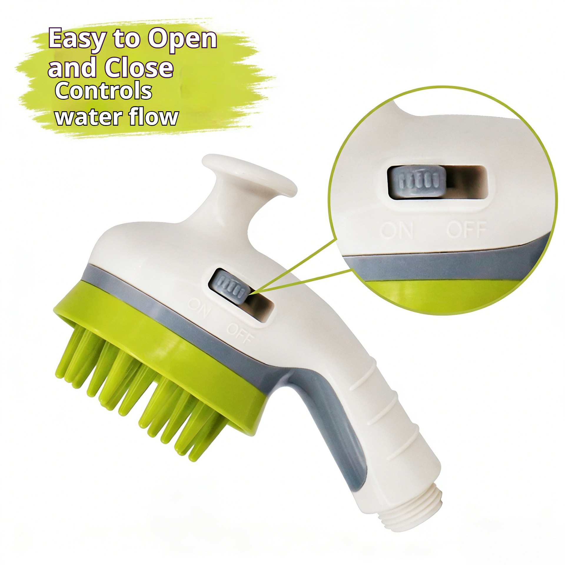 Pet Shower Sprayer Bath Brush for Dogs & Cats - Image 9