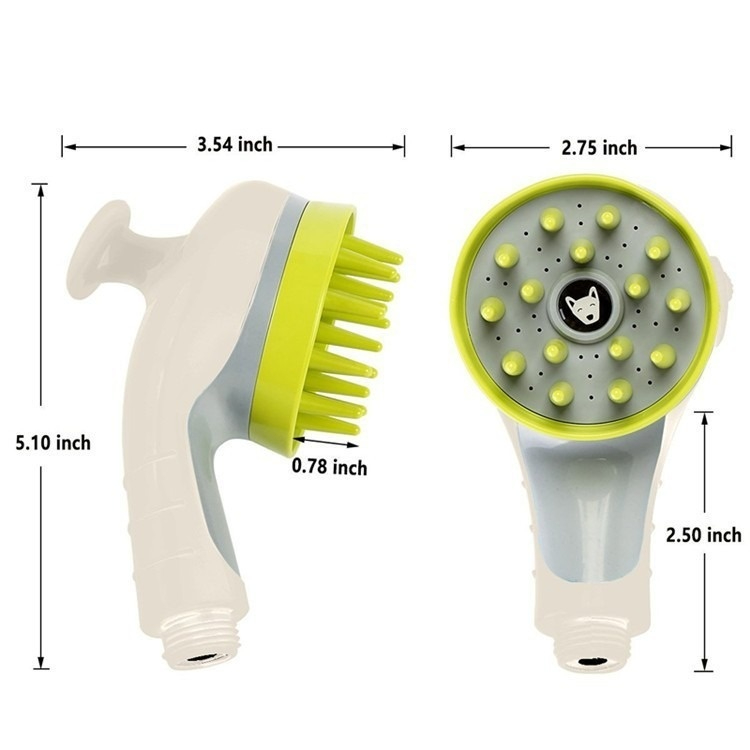 Pet Shower Sprayer Bath Brush for Dogs & Cats - Image 10